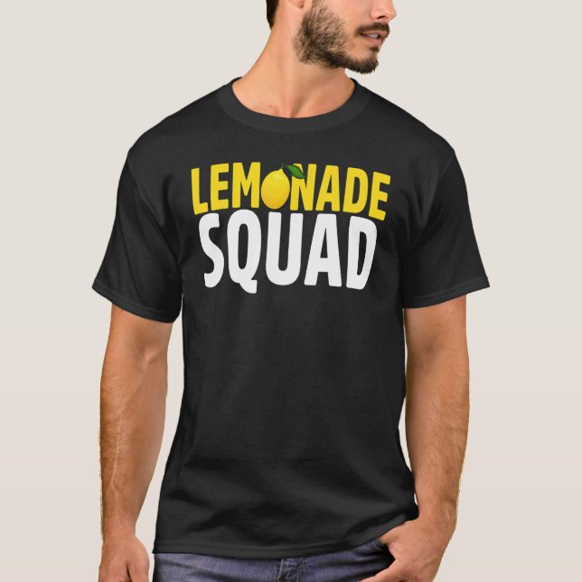 Lemonade Crew Lemon Lemonade Squad Summer Frucht T-Shirt (Vorderseite)
