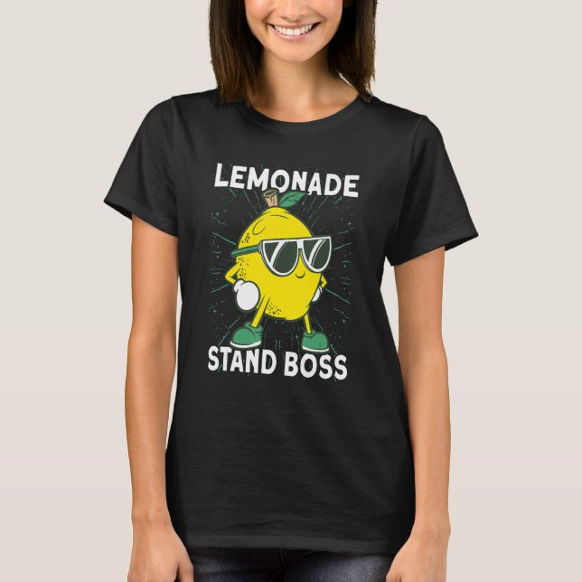 Lemonade Crew Lemonade Stand Boss T-Shirt (Vorderseite)