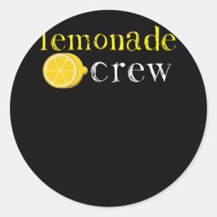 Lemonade Crew Niedlich Lemonade Stand Workers Runder Aufkleber