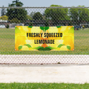 Lemonade Freshly Squeeze Banner
