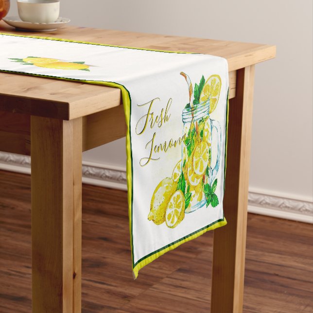 Lemonade kurz Table Läufer (Beispiel)