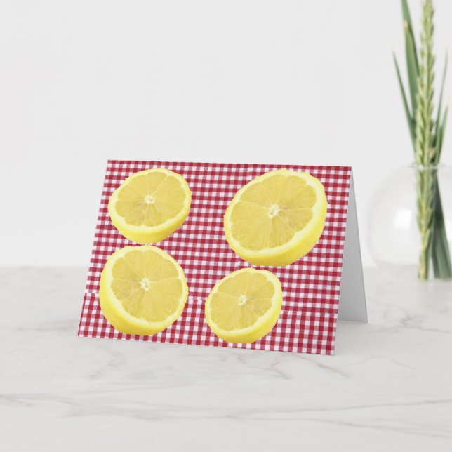 Lemonade Lemons Karte (Vorderseite)