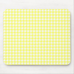 Lemonade Modernes Hahnentrittmuster in Emporiomoff Mousepad