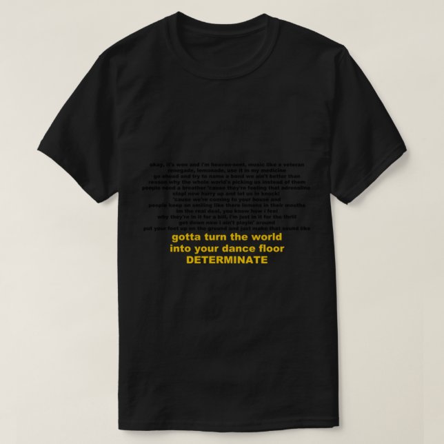 Lemonade Mouth Determinate Rap Classic T - Shirt (Design vorne)