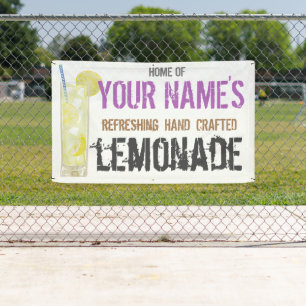 Lemonade Personalisiert Banner
