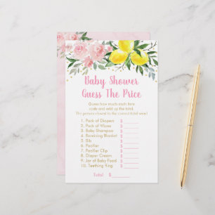 Lemonade Pink Gold Floral rät das Preisspiel