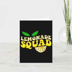Lemonade Squad Funny für Stand Boss Lemon Juice Su Karte