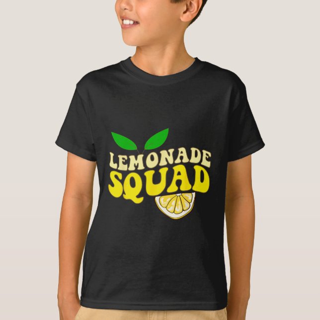 Lemonade Squad Funny für Stand Boss Lemon Juice Su T-Shirt (Vorderseite)