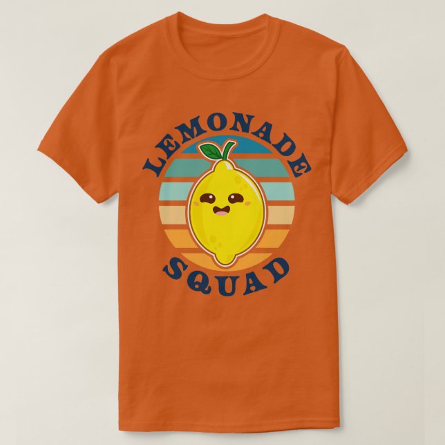 Lemonade Squad Funny Lemonade Stand Sommer T-Shirt (Design vorne)