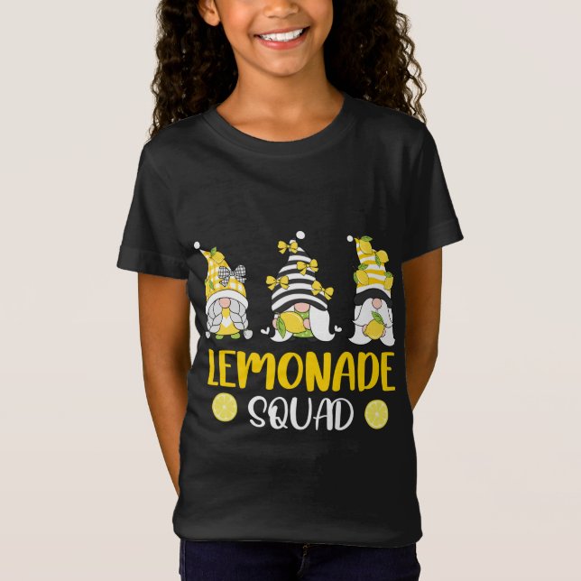 Lemonade Squad Summer Funny Gnomes Lemon Fruit Lov T-Shirt (Vorderseite)