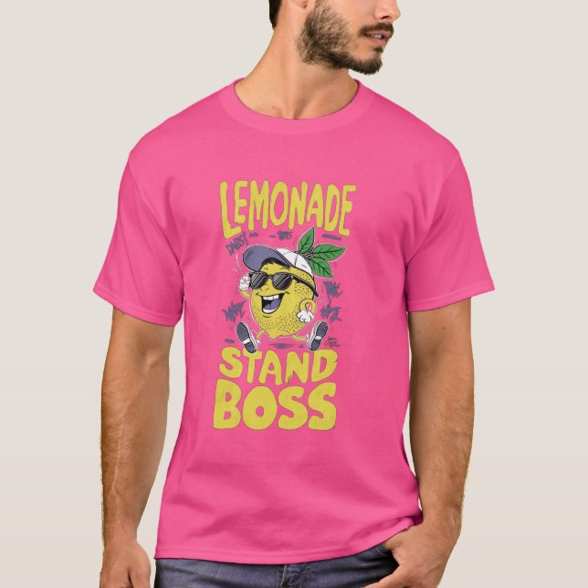Lemonade Stand Boss Kinder Lemonade Stand Juft Ges T-Shirt (Vorderseite)