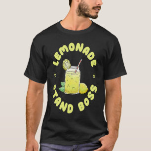 Lemonade Stand Boss Kindermädchen Lemon Juice Su T-Shirt