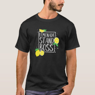 Lemonade Stand Boss Lemon Juice Business T-Shirt