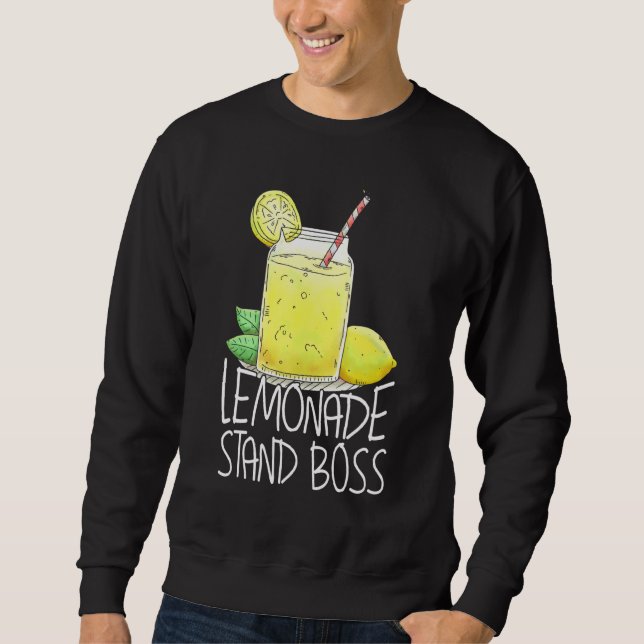 Lemonade Stand Boss Lemon Juice Sweatshirt (Vorderseite)