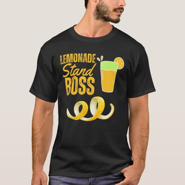 Lemonade Stand Boss Lemonade Summer T-Shirt (Vorderseite)