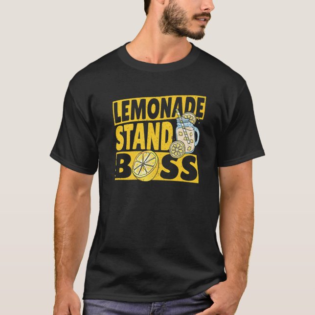 Lemonade Stand Boss Überraschung für Lemon Juice S T-Shirt (Vorderseite)