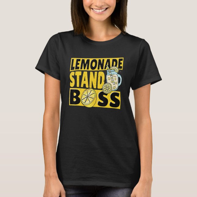 Lemonade Stand Boss Überraschung für Lemon Juice S T-Shirt (Vorderseite)
