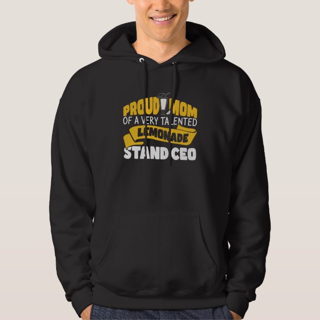 Lemonade Stand Business Boss Sell Lemon Juice Crew Hoodie (Vorderseite)