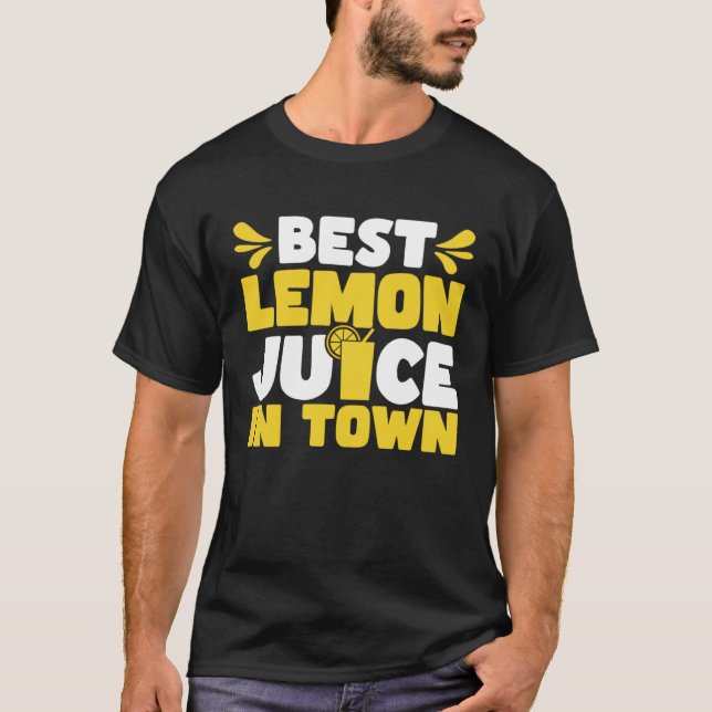 Lemonade Stand Business Boss Sell Lemon Juice Crew T-Shirt (Vorderseite)
