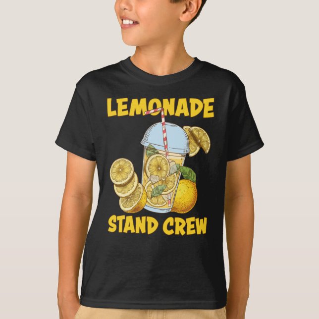 Lemonade Stand Crew Lemon Juice Sommer erfrischend T-Shirt (Vorderseite)
