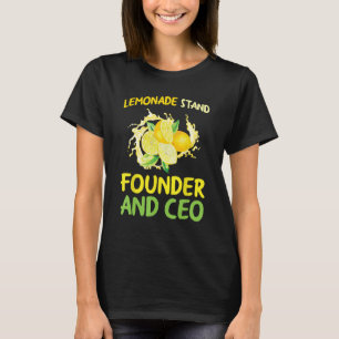Lemonade Stand Founder and CEO Lemon Juice Boss T-Shirt