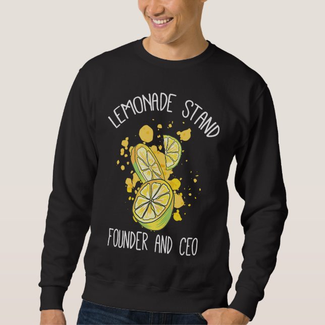 Lemonade stand founder and CEO Sweatshirt (Vorderseite)