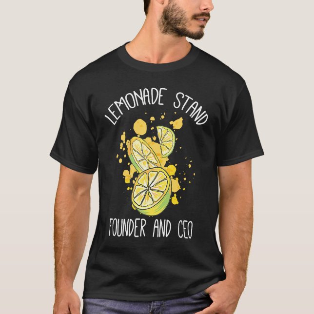 Lemonade stand founder and CEO T-Shirt (Vorderseite)
