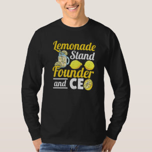 Lemonade Stand Founder und CEO von Lemon Juice Sel T-Shirt