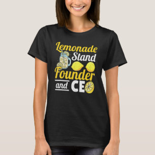 Lemonade Stand Founder und CEO von Lemon Juice Sel T-Shirt