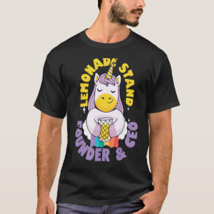 Lemonade Stand Gründer und CEO Unternehmerkids T-Shirt