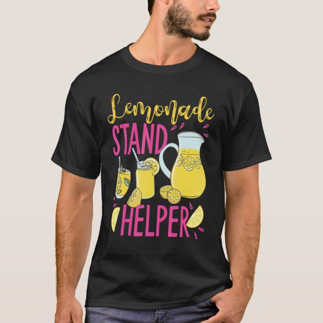 Lemonade Stand Helper For Crew T-Shirt (Vorderseite)