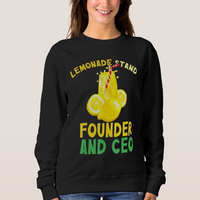 Lemonade Stand Lemon Squad Sweatshirt (Vorderseite)