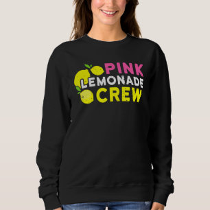 Lemonade Stand Pink Lemonade Crew Summer Frucht Le Sweatshirt