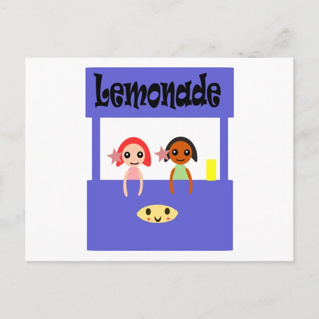 Lemonade Stand Postkarte (Vorderseite)