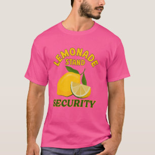 Lemonade Stand Security Boss Lemon Juice Lover Sum T-Shirt