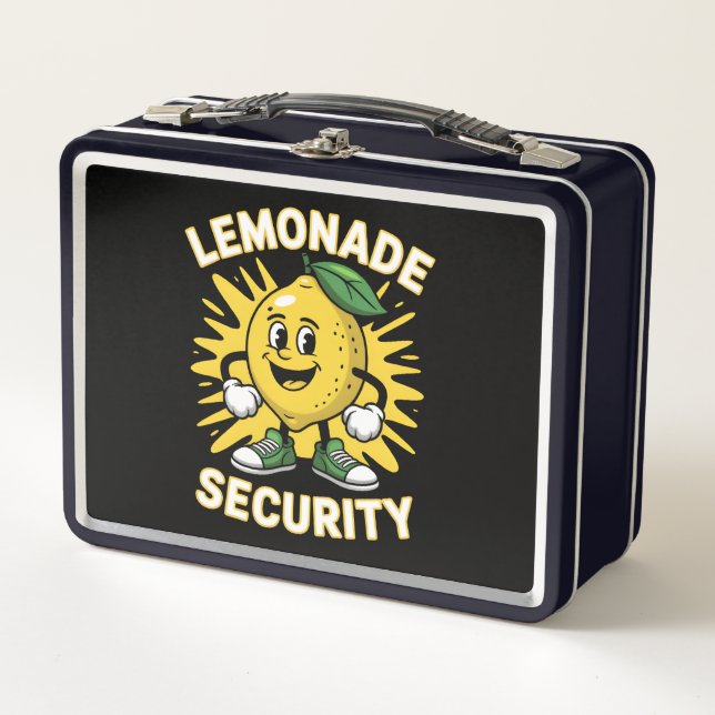 Lemonade Stand Security Metall Brotdose (Vorderseite)