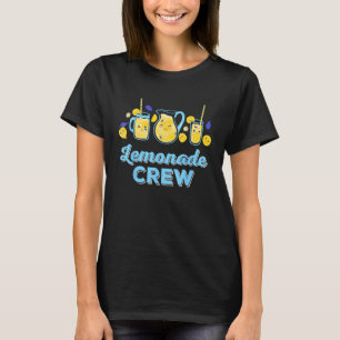 Lemonade Stand Shirt Crew und Boss Lemon Juice Sum
