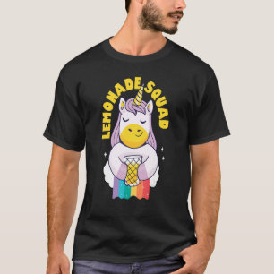 Lemonade Stand Squad Entrepreneur Kids Unicorn T-Shirt