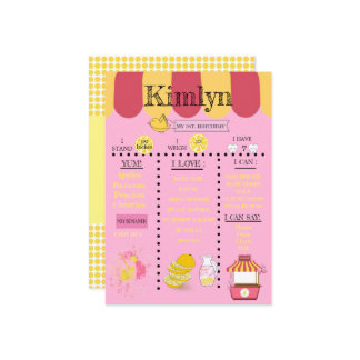 Lemonade Stand Yellow 1. Geburtstag Party Rett The Save The Date