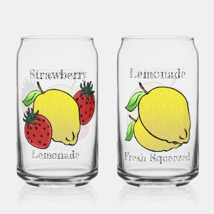 Lemonade & Strawberry Lemonade Personalisiert Dosenglas