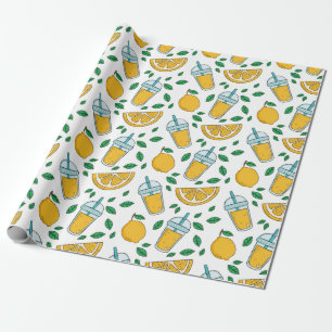 Lemonade Wrapping Paper Geschenkpapier