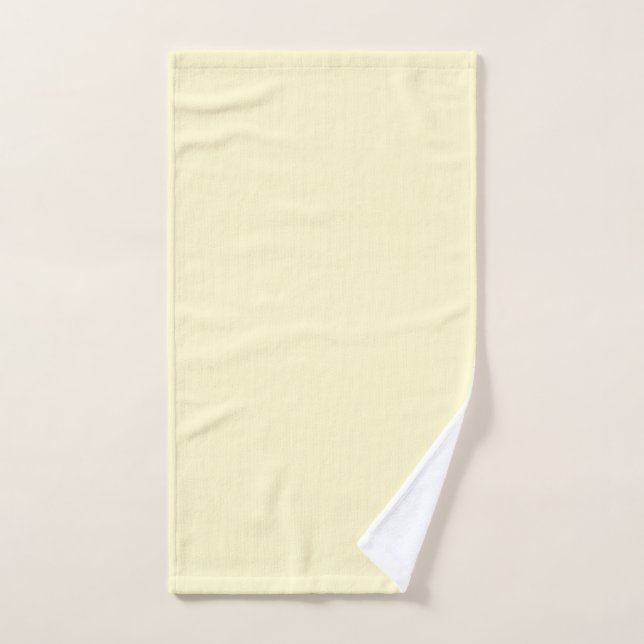 Lemonade Yellow Solid Color | Klassisches Elegant Handtuch (Handtuch)