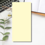 Lemonade Yellow Solid Color | Klassisches Elegant Magnetischer Notizblock<br><div class="desc">Lemonade Yellow Solid Color | Classic | elegant | Trendy | Stilvoll | Geschenk</div>