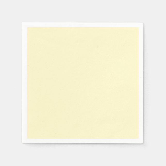 Lemonade Yellow Solid Color | Klassisches Elegant Serviette (Vorderseite)