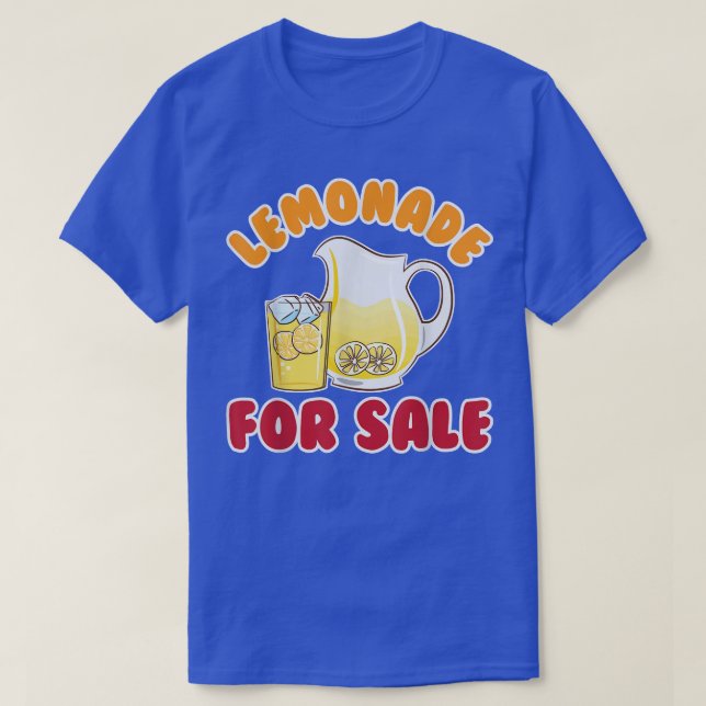 Lemonade zum Verkauf von Saft Stand Lemonade Lover T-Shirt (Design vorne)