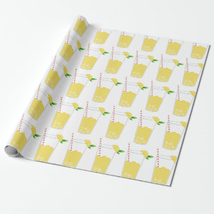Lemonadenglas Geschenkpapier