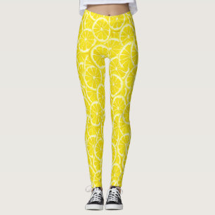 Lemonen in Scheiben gestalten Leggings