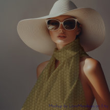 Lemongrass Asanoha Chiffon Scarf