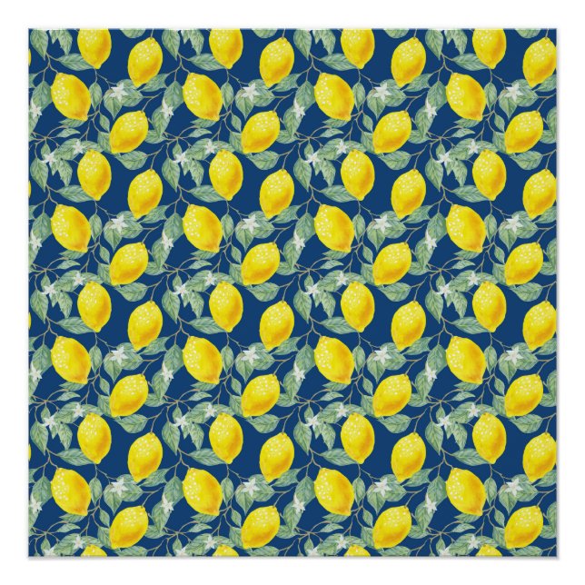 LEMONOBST IN LÄNDERBLAUE POSTER (Vorderseite)