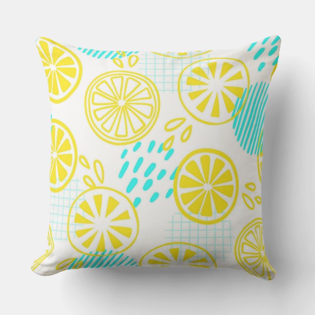 Lemons Außenkissen Kissen (Vorderseite)